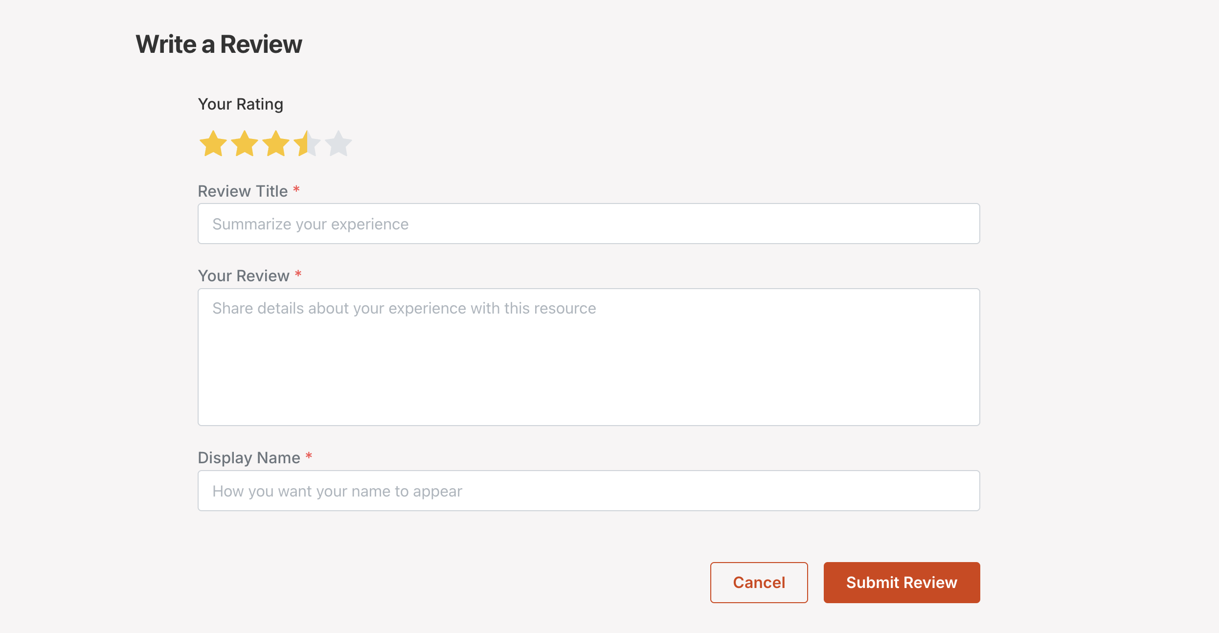 Rate & Review